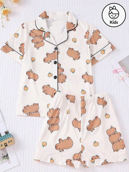 Pijamas Capivara infantil